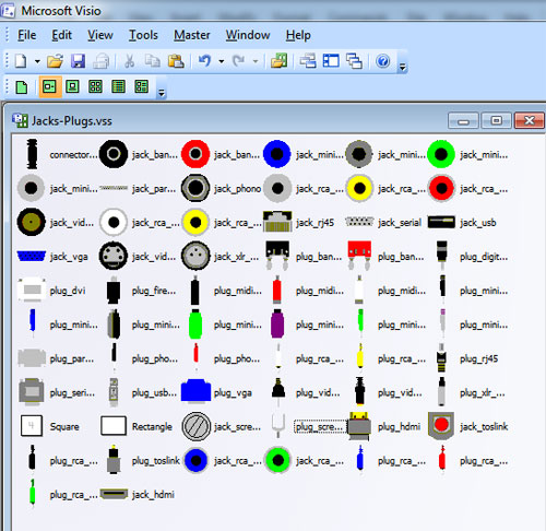 AV Visio Stencil